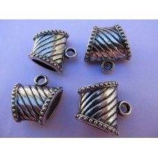 Pendant Bail Nickel Antiqued